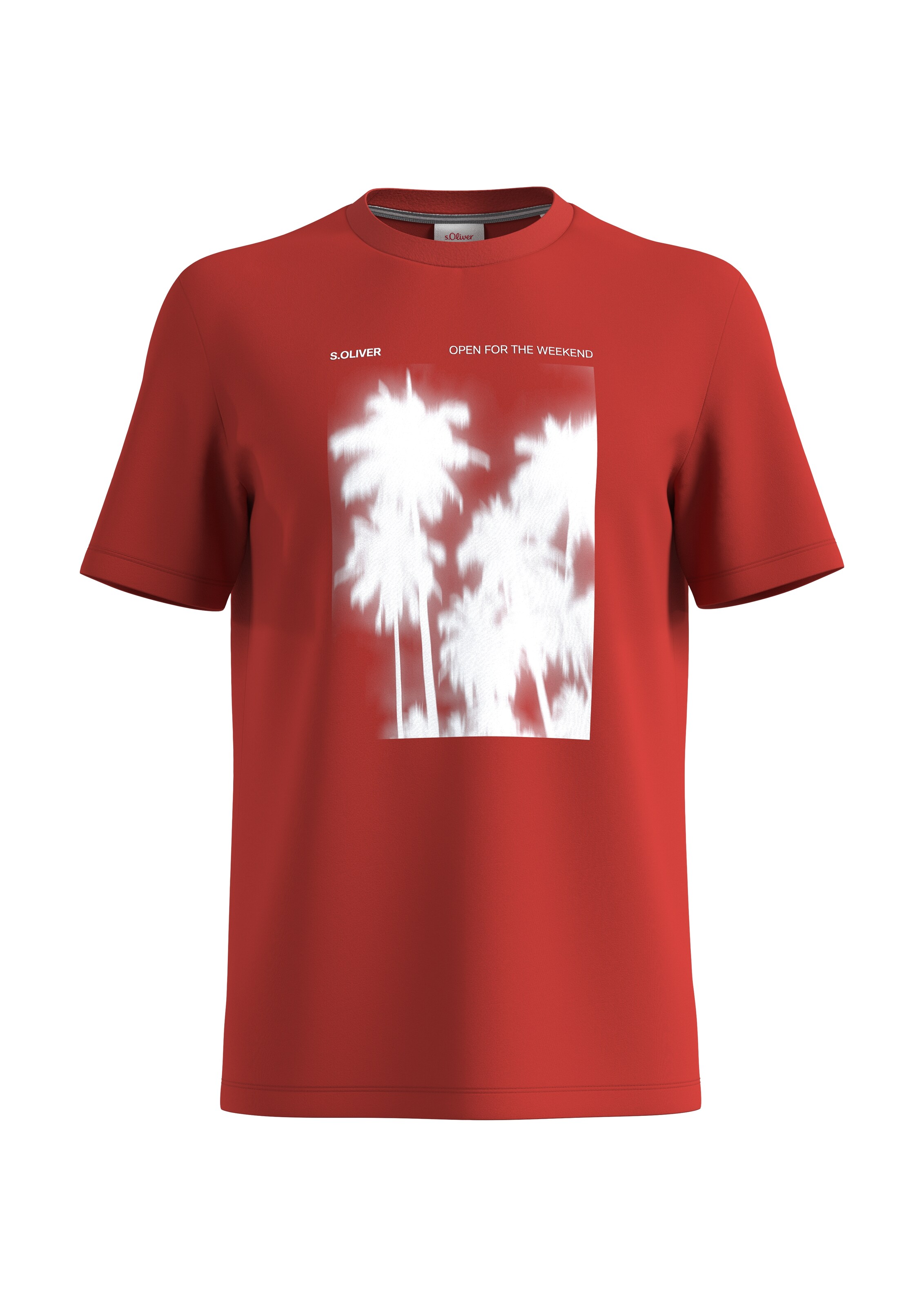 T-Shirt s.Oliver en rouge : devant