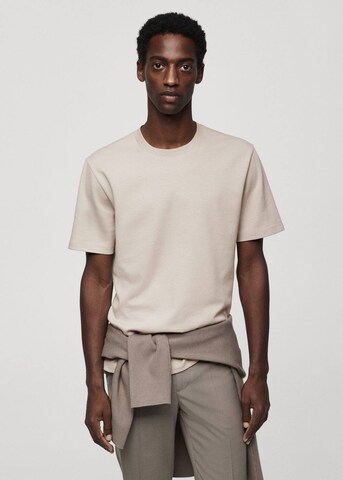 MANGO MAN Bluser & t-shirts 'Kimi' i grå: forside