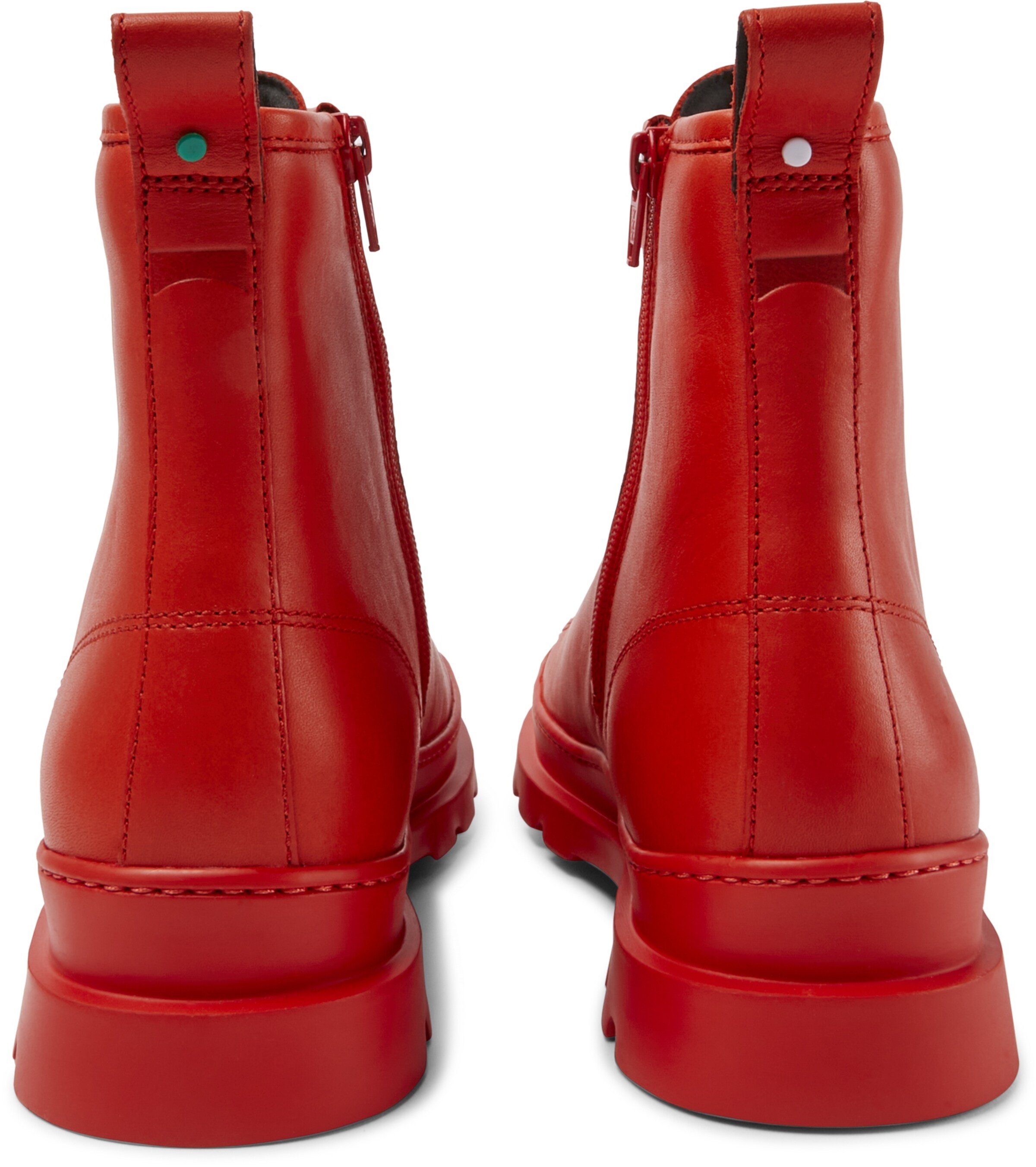 CAMPER Lace-up boots 'Brutus' in Red