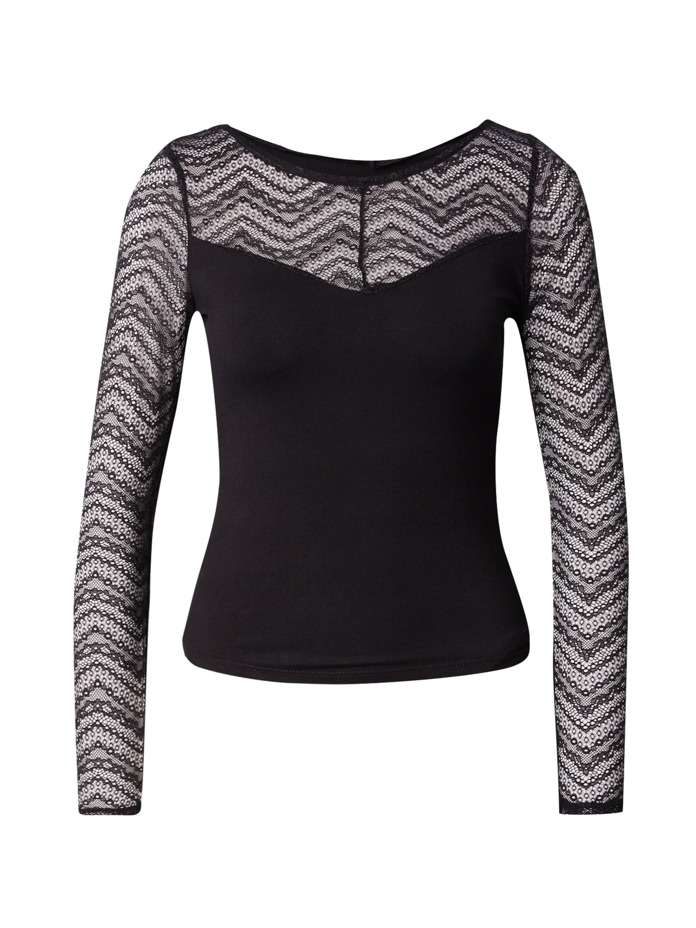 Maglietta 'Marcella' di ABOUT YOU in nero: frontale