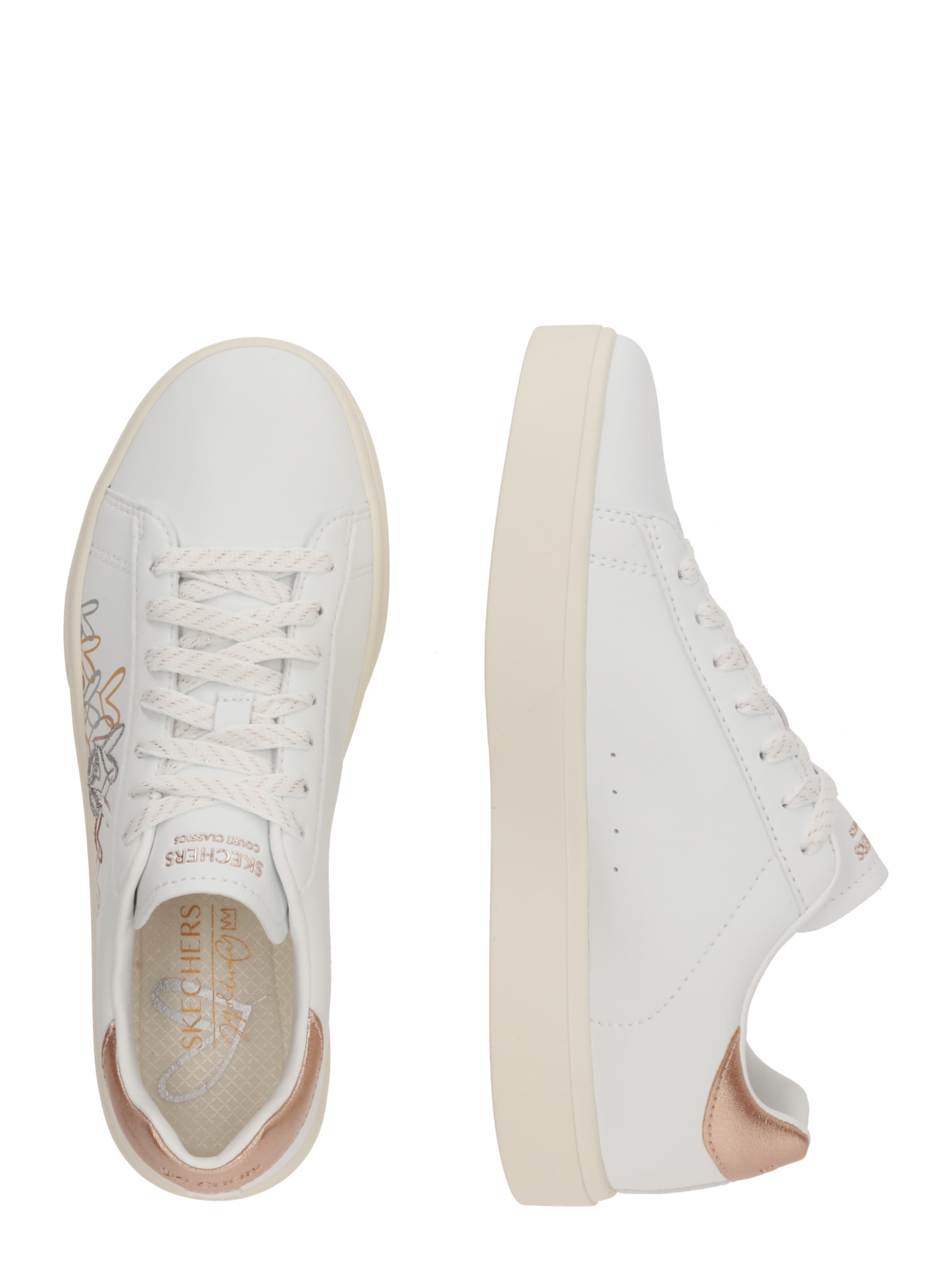 SKECHERS Platform trainers 'EDEN' in White