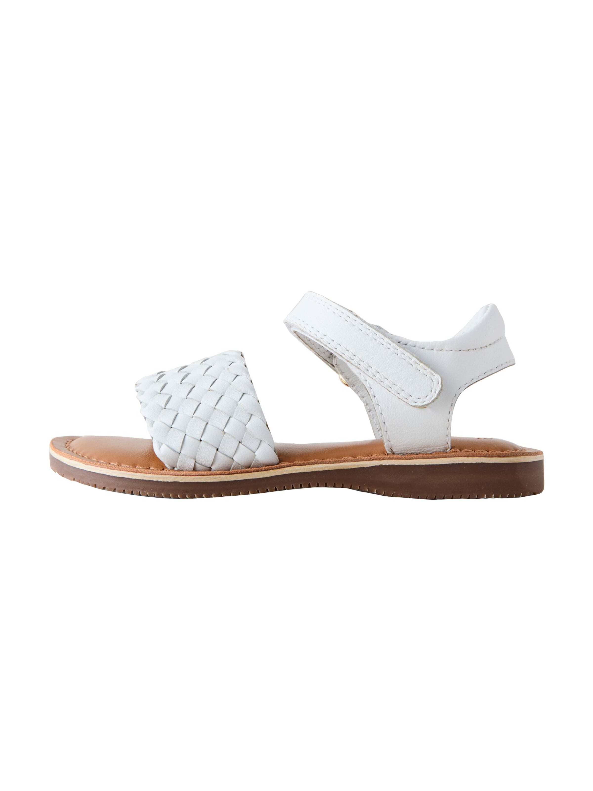 Next - Sandália em branco: frente