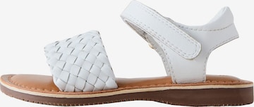 Next - Sandália em branco: frente