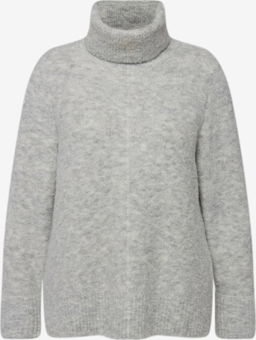 Pull-over Ulla Popken en gris : devant