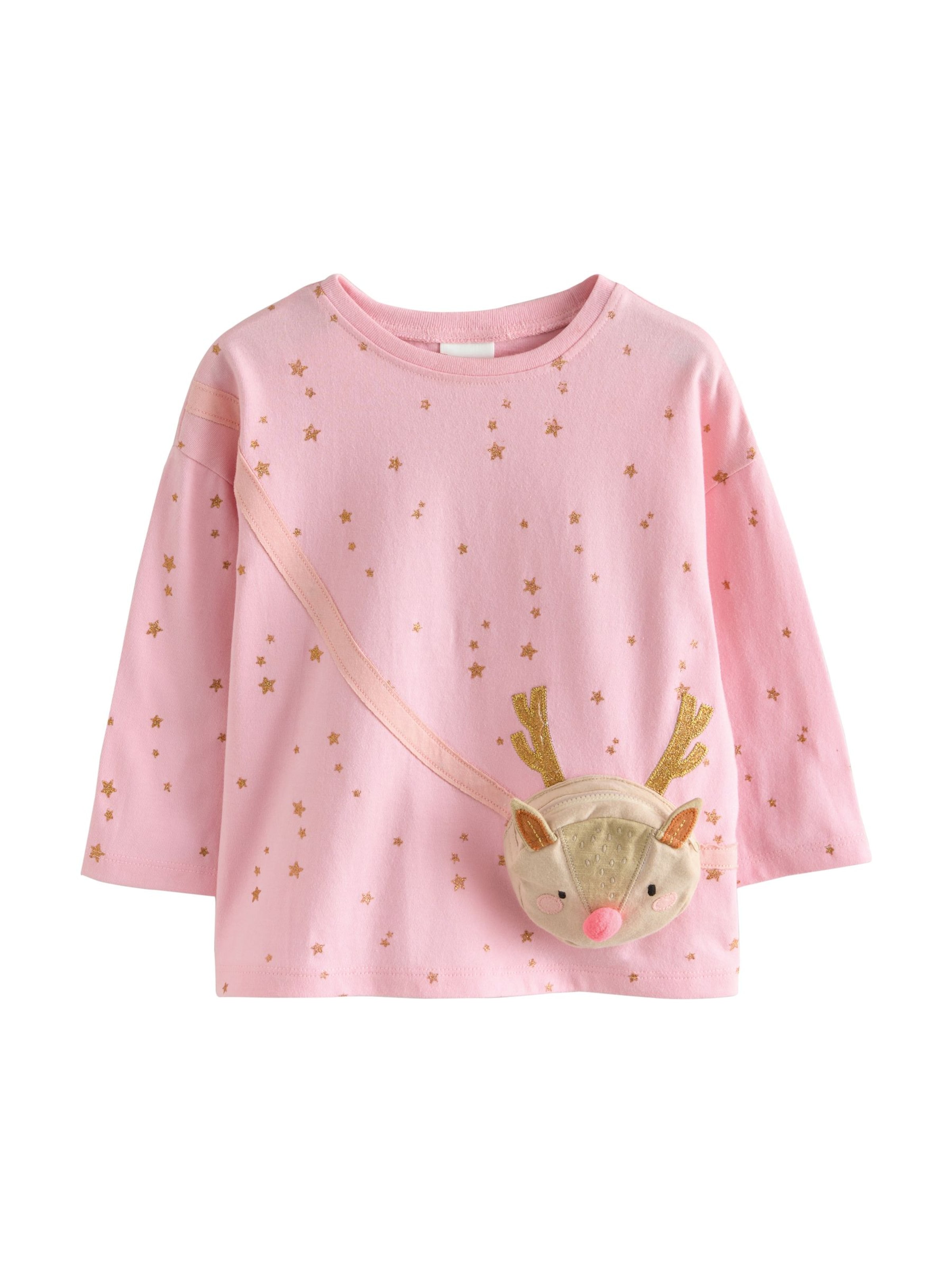 rozā Next T-Krekls: no priekšpuses