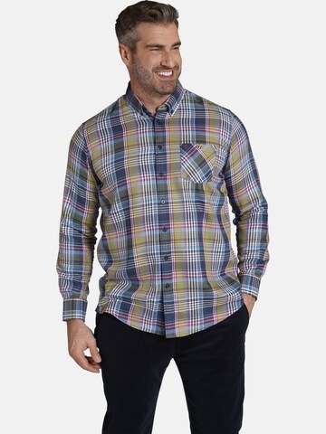 Charles Colby Regular fit Button Up Shirt ' Duke Quinton ' in Mixed colors: front
