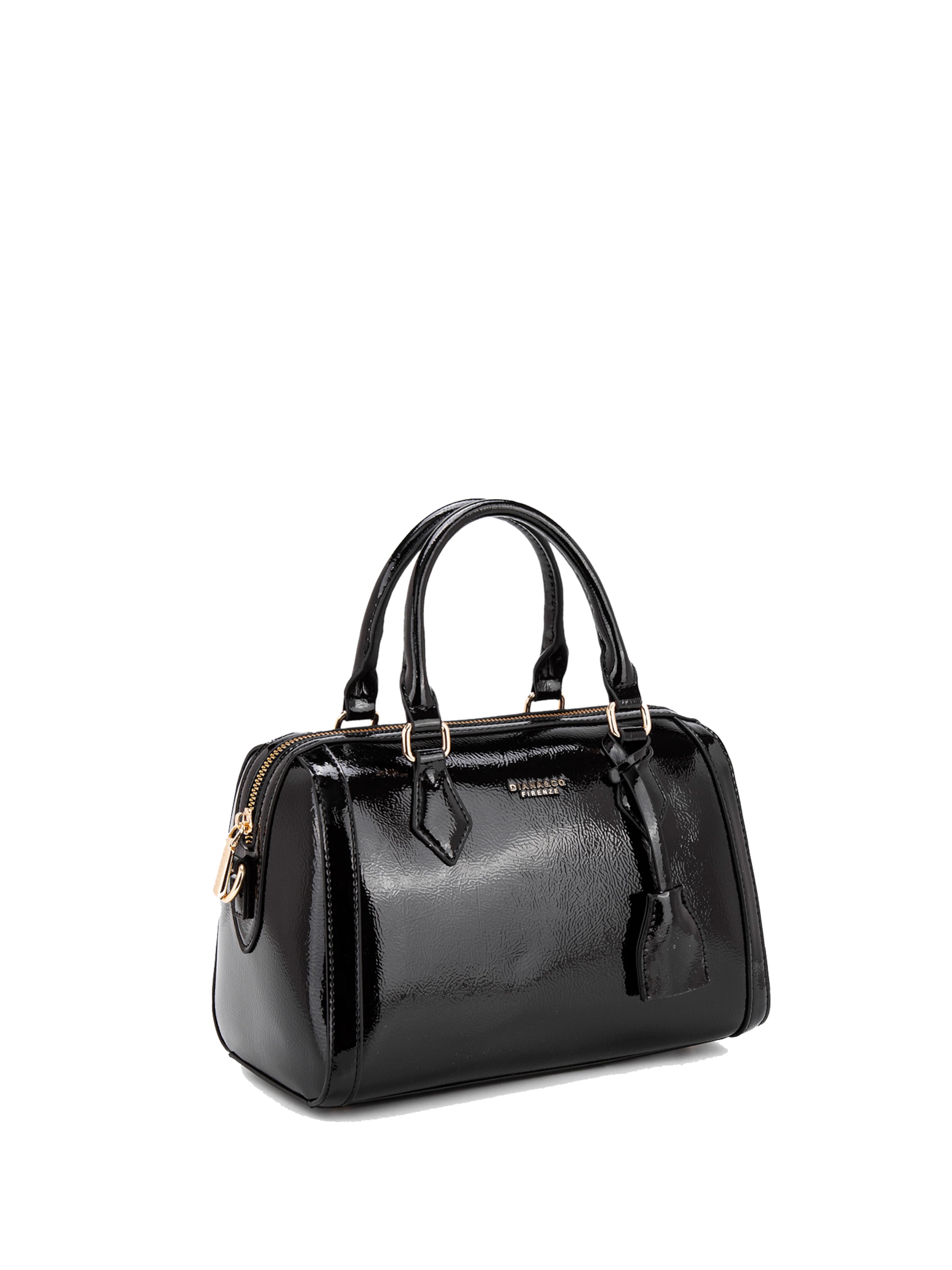 Borsa a tracolla 'Borsa Bauletto Ardena Lux Vegan Leather - , , Blu' di Diana&Co. in nero