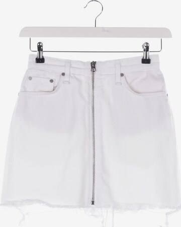 rag & bone Skirt in XXS in White: front
