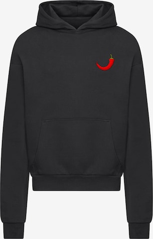 Felpa 'Pepper' di Merchcode in nero: frontale