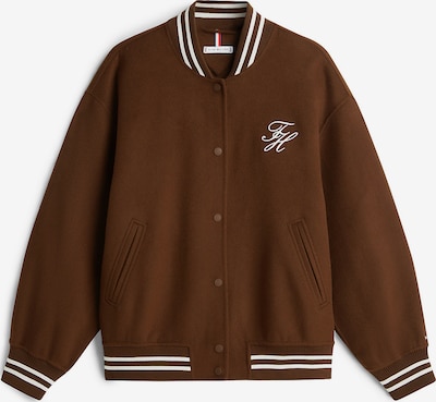 TOMMY HILFIGER Välikausitakki koossa XXS värissä ruskea / valkoinen, Tuotenäkymä