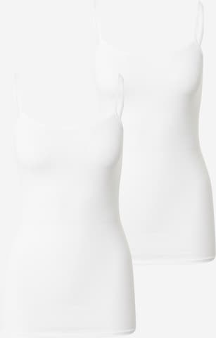 Maillot de corps SCHIESSER en blanc : devant