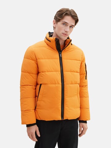 Veste mi-saison TOM TAILOR en orange : devant