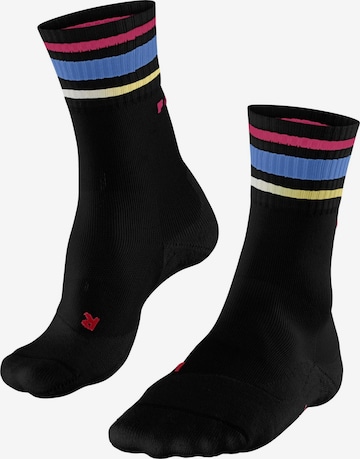 FALKE Athletic Socks 'RU3 Comfort Sunshift' in Black: front