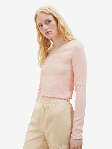 T-shirt TOM TAILOR DENIM en rose