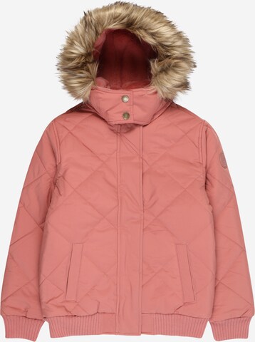 Veste d’hiver Abercrombie & Fitch en rose : devant