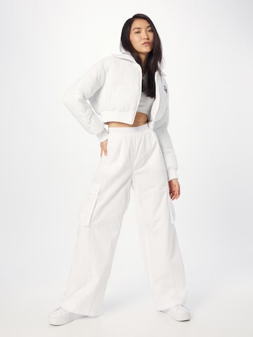 Tommy Jeans Wide leg Cargo Pants 'Claire' in White