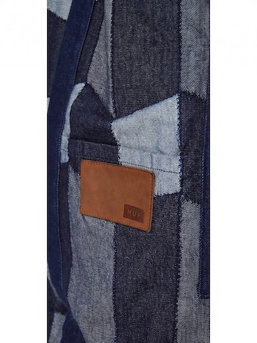 HUF Shopper 'Patchwork Denim Tote' in Blue