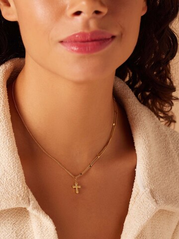 Lucardi Kette in Gold: Vorderseite