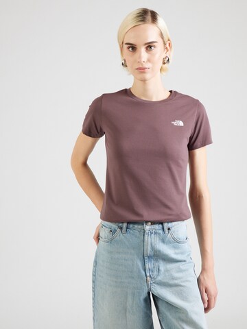 THE NORTH FACE Μπλουζάκι 'Simple Dome' σε λιλά: μπροστά