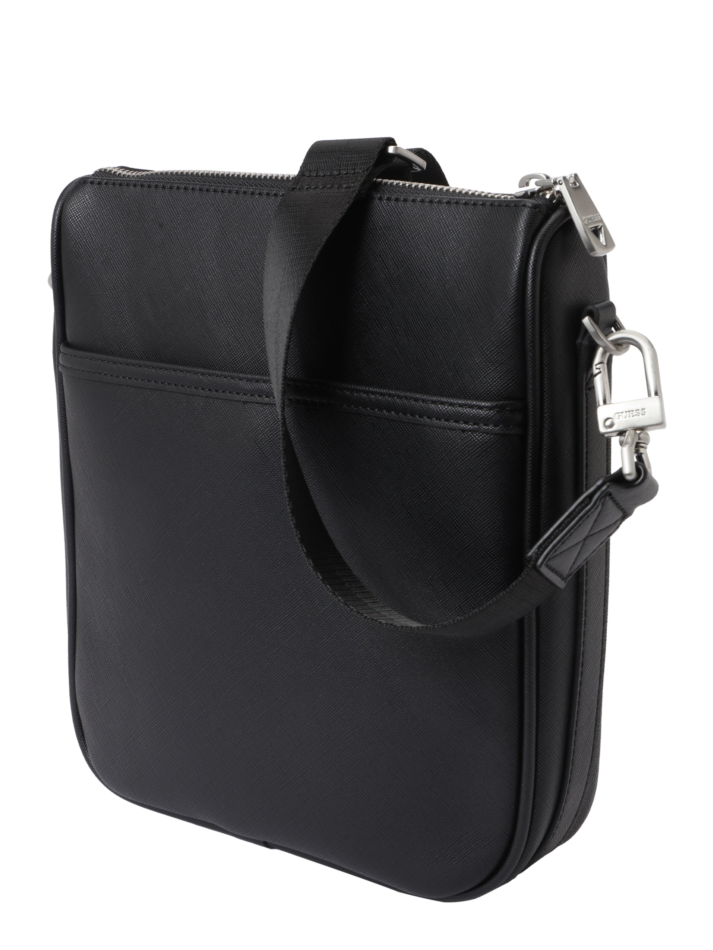 GUESS Crossbody Bag 'MILANO CROSSBODY 2' in Black: front