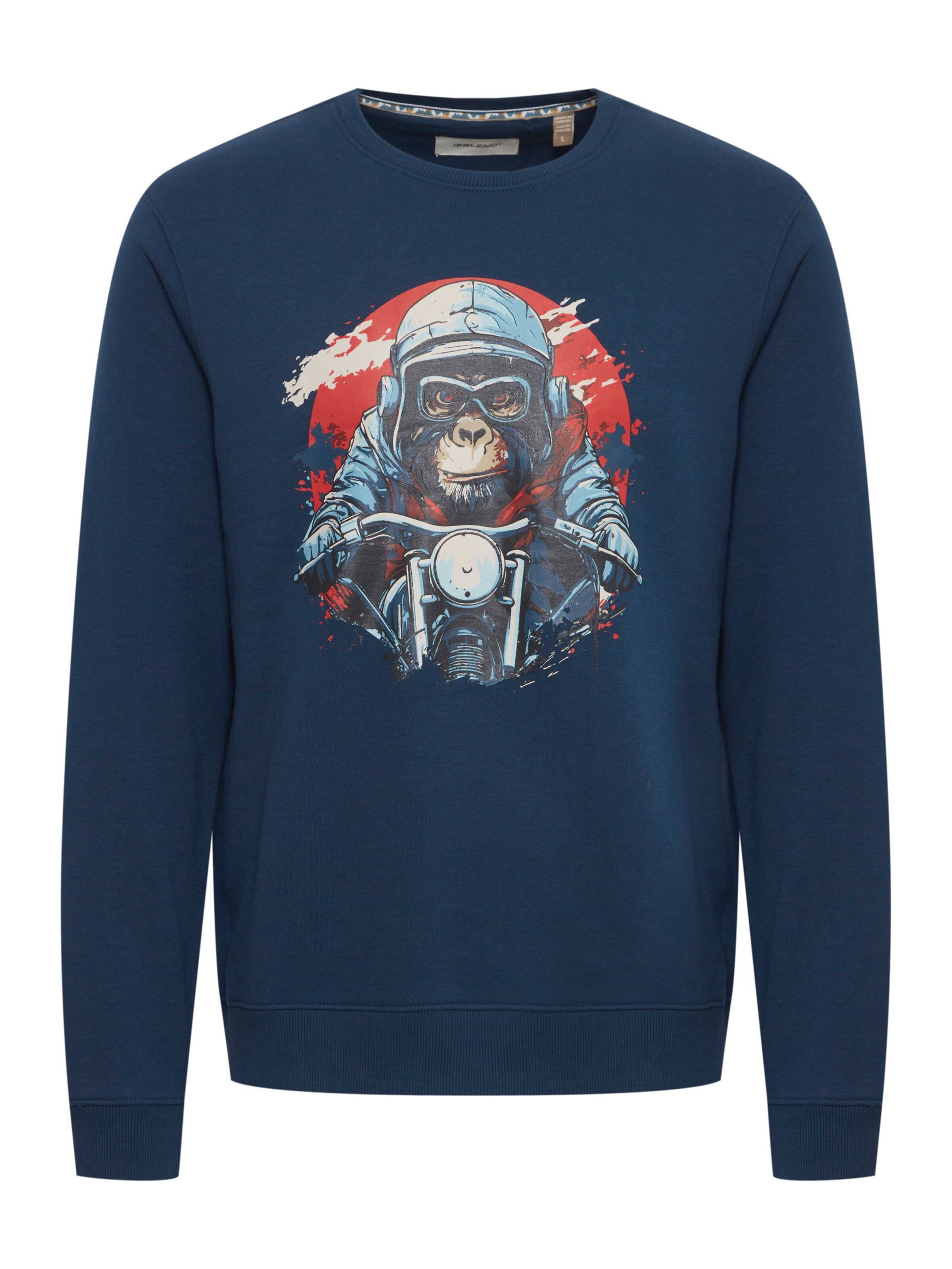 BLEND - Sweatshirt em azul: frente