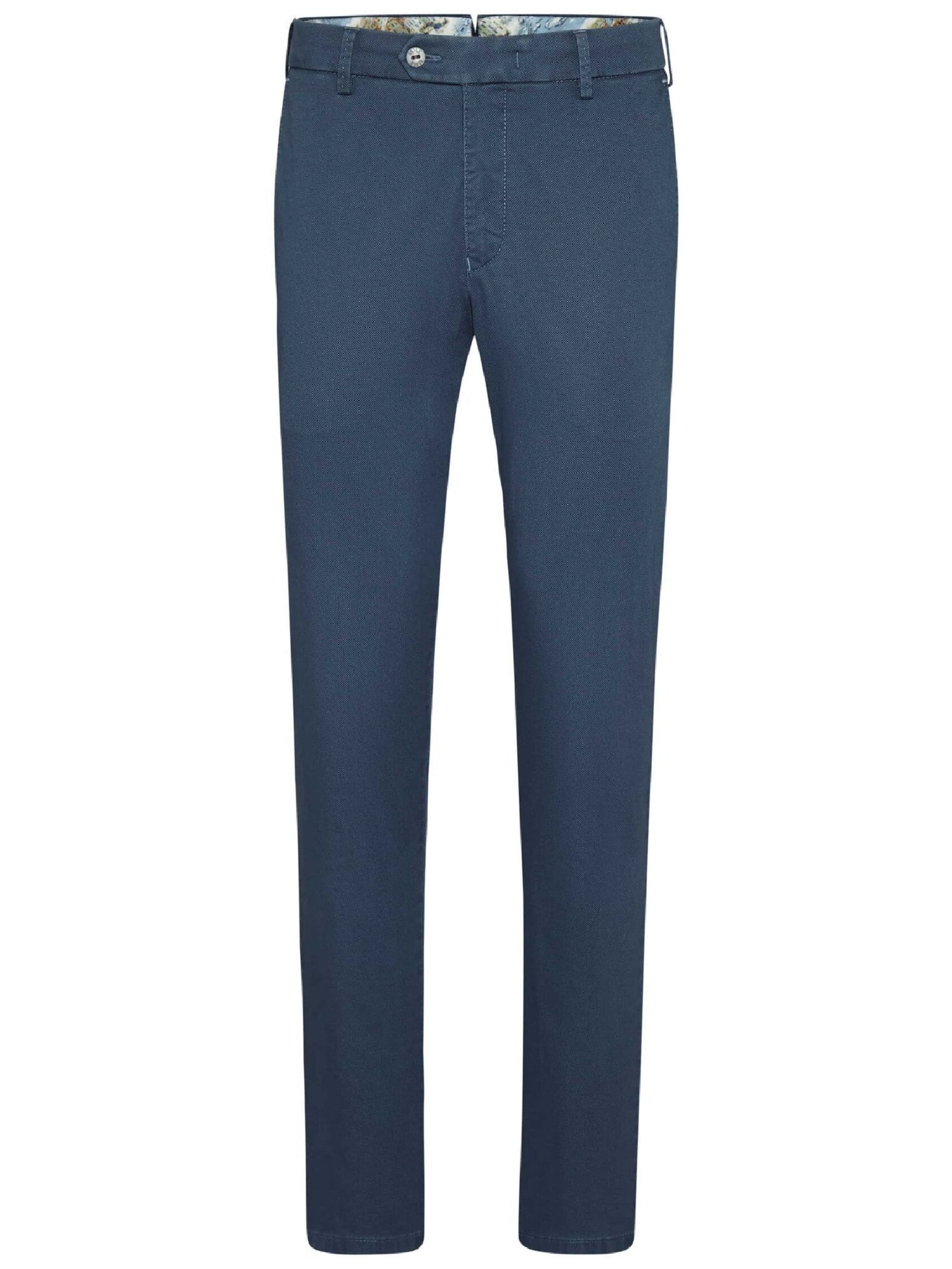 MMX Germany Slim fit Chino trousers 'Lupus' in Blue: front