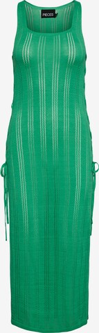 PIECES Knitted dress 'Beana' in Green: front