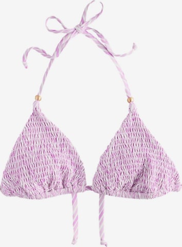 purpurinė Next Trikampė Bikinio viršutinė dalis: priekis