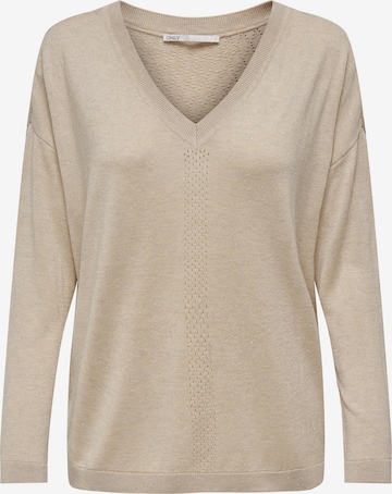 ONLY Sweater 'ABELLA' in Beige: front