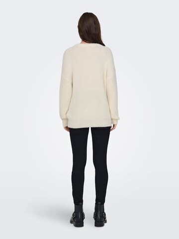 ONLY - Jersey 'ONLCLARIS' en beige