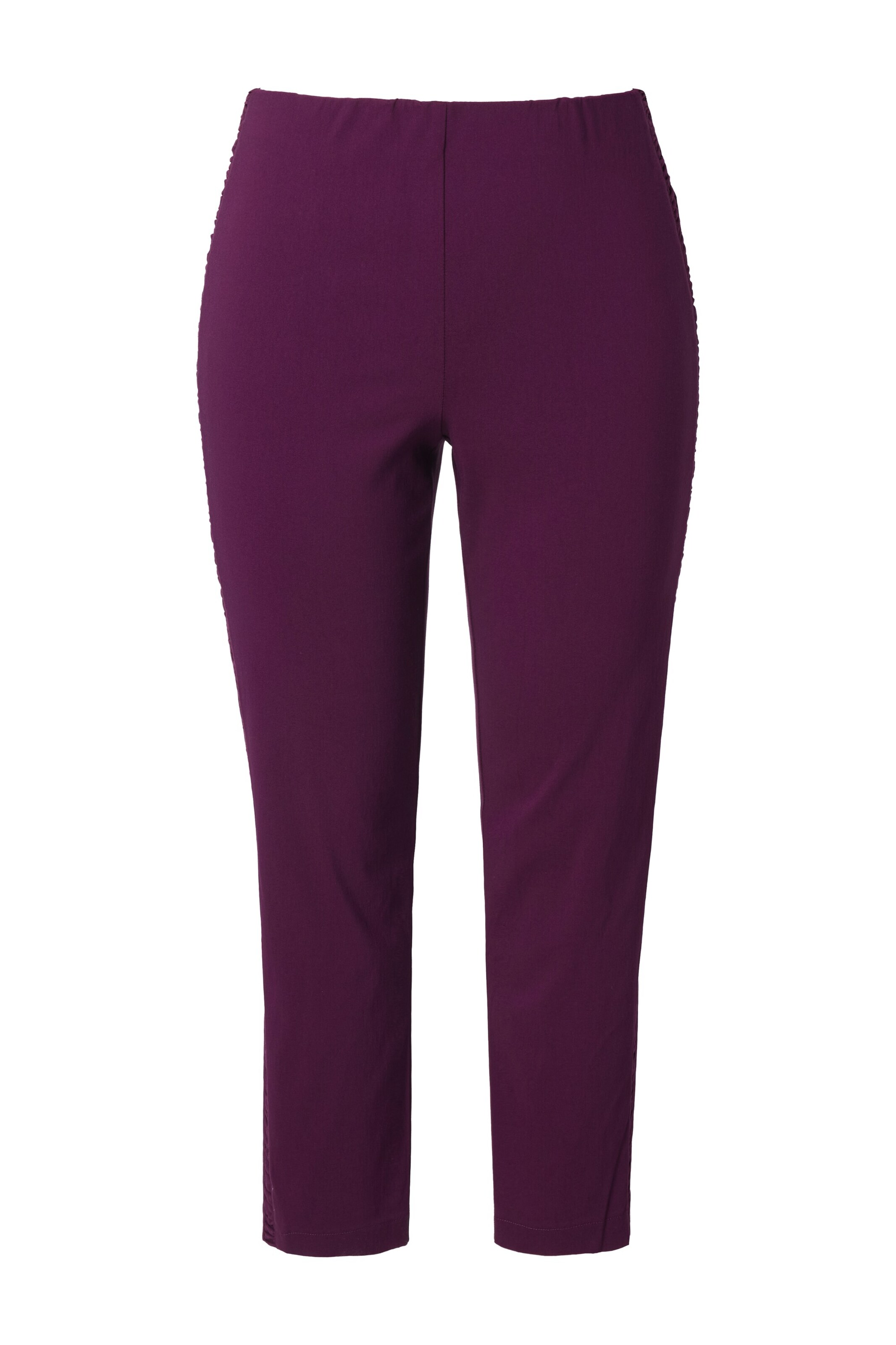 MIAMODA Slimfit Broek in Lila: voorkant