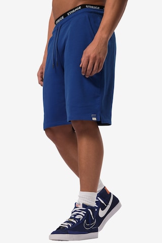 Regular Pantalon STHUGE en bleu : devant