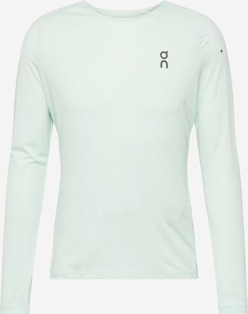 On Performance shirt in Green: front