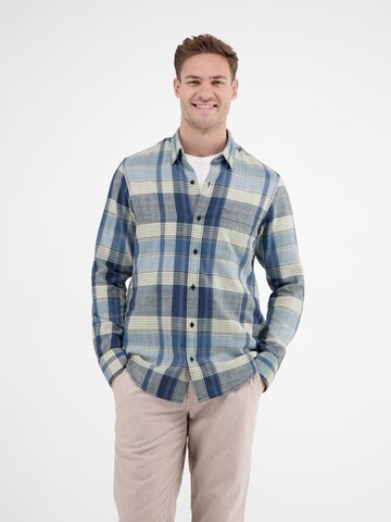 LERROS Regular fit Overhemd in Blauw: voorkant