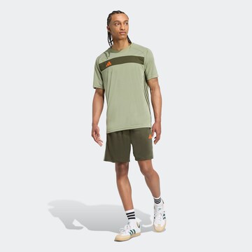 ADIDAS PERFORMANCE Regular Workout Pants 'Tiro 25 Essentials' in Green