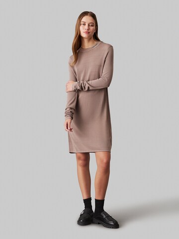 Calvin Klein Jeans Knit dress in Pink: front