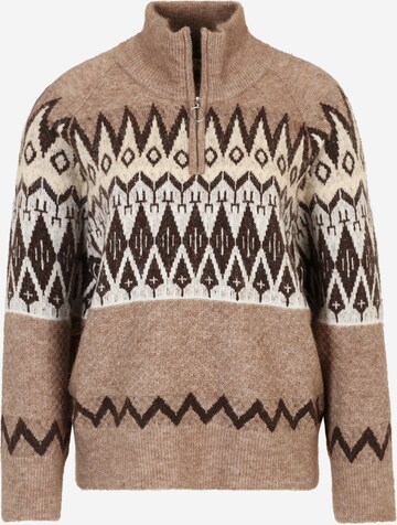 OBJECT Tall Sweater in Brown: front