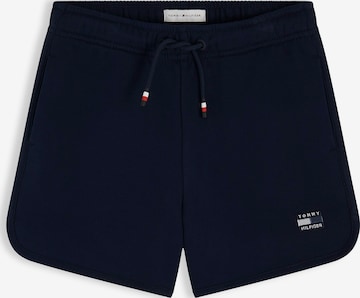 TOMMY HILFIGER Regular Trousers in Blue: front