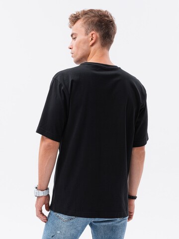Ombre Shirt 'S1628' in Zwart