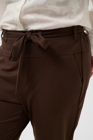 Regular Pantalon 'Jenna' KAFFE CURVE en marron