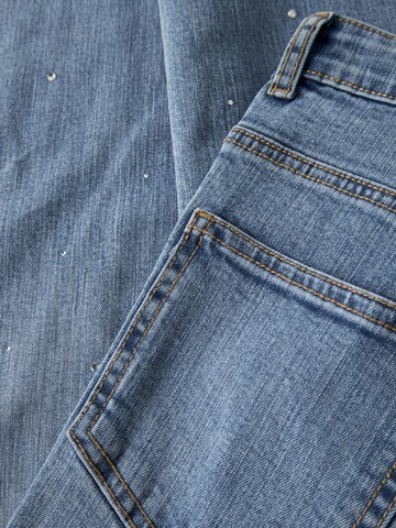 NAME IT Bootcut Jeans i blå