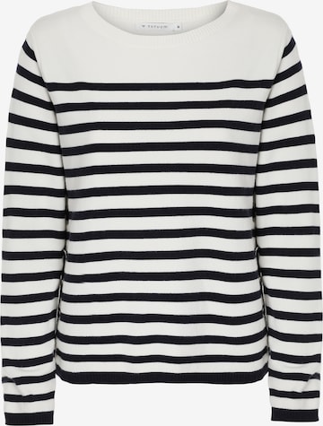 Pull-over 'TELMA' TATUUM en blanc : devant