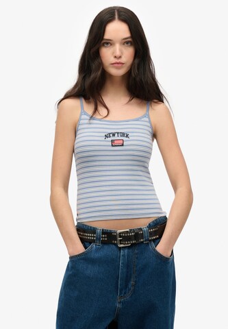 Haut 'Essentials' Superdry en bleu : devant