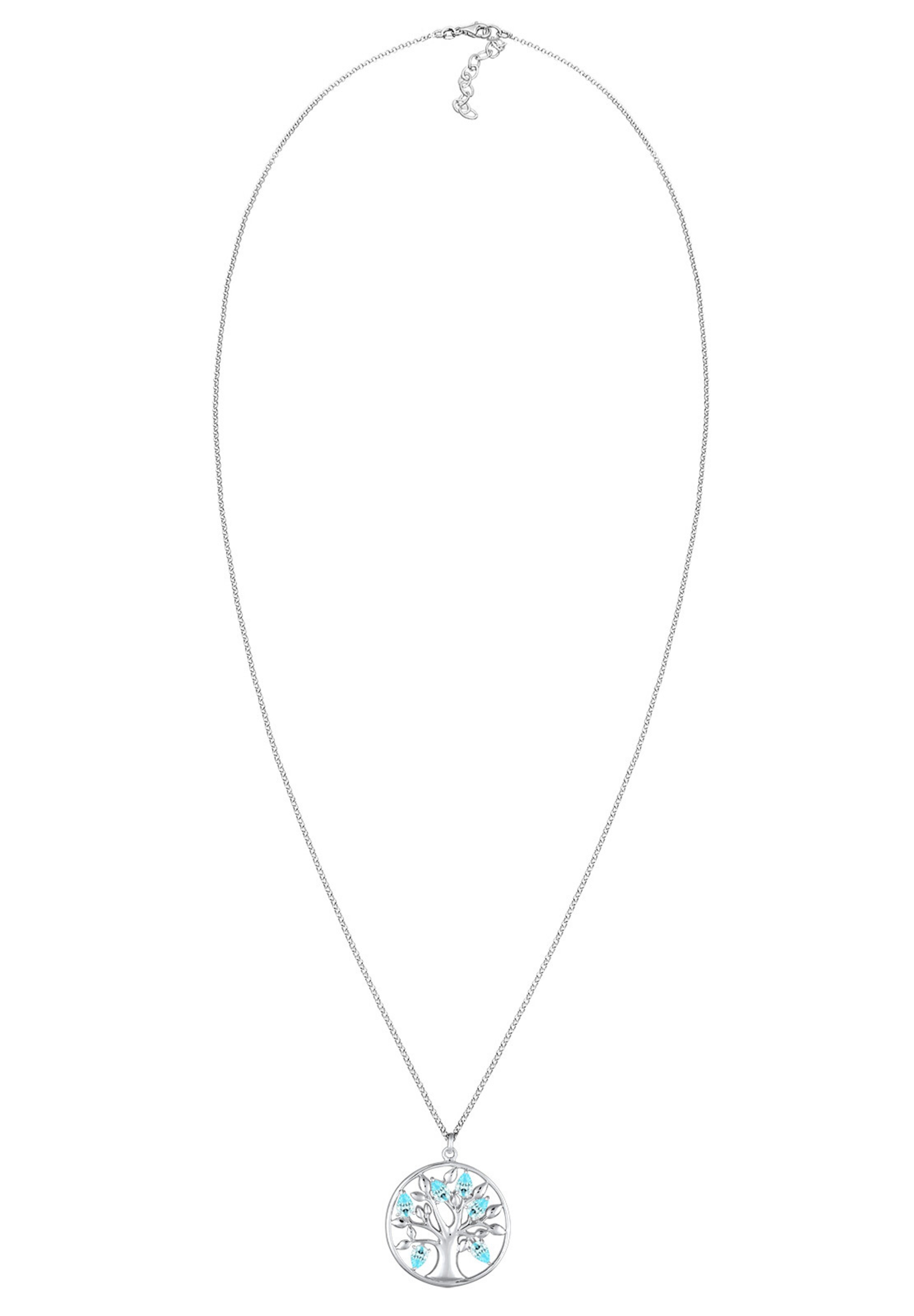 ELLI PREMIUM Kette in Blau: Vorderseite