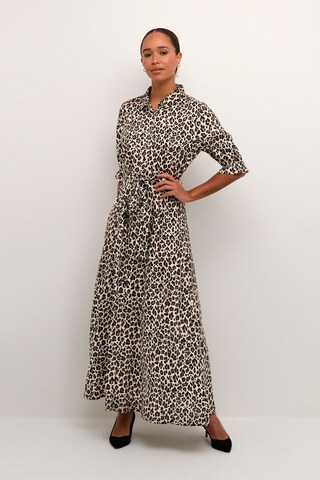 Kaffe Shirt dress 'Velana' in Beige