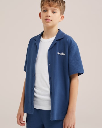 WE Fashion Comfort Fit Hemd in Blau: Vorderseite