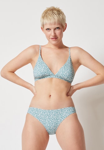 Skiny Triangel Bikinitop in Blau