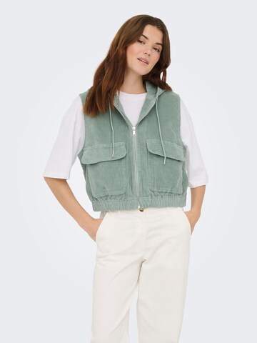 Gilet 'ONLKENZIE' di ONLY in verde: frontale