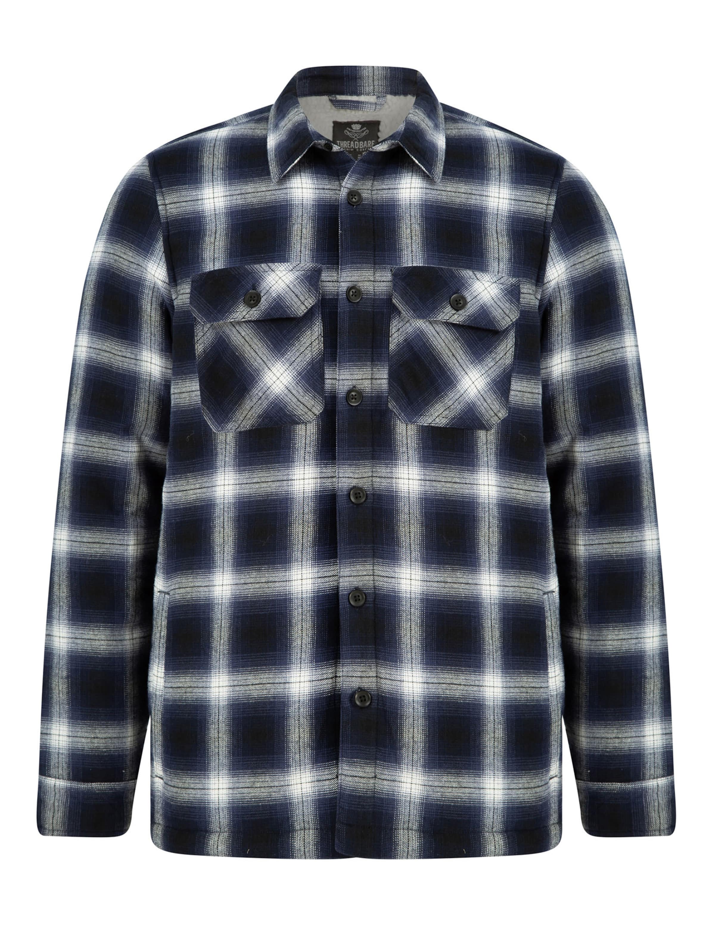 Threadbare Hemd in Blau: Vorderseite