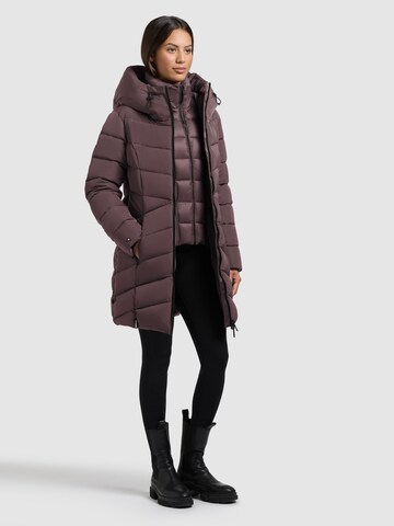 Cappotto invernale 'Dier' di khujo in lilla